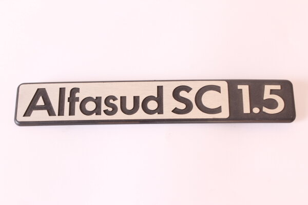 Modellzeichen Schriftzug Alfasud SC 1.5 Alfasud 1.5 NOS Original