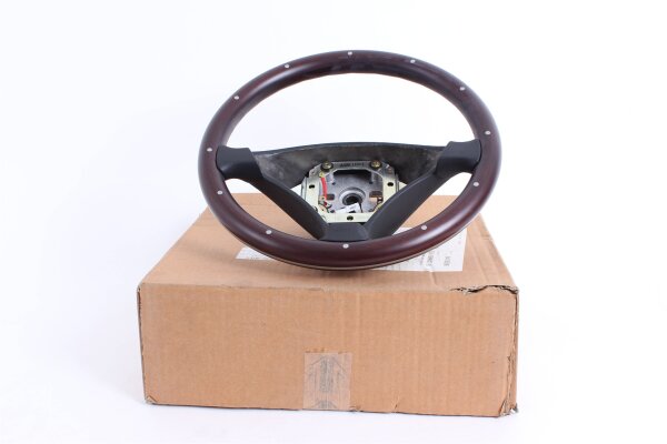 Holzlenkrad (Momo)A156 NOS Orig-Alfa-Zubehör(ohne Pralltopf/Airbag)